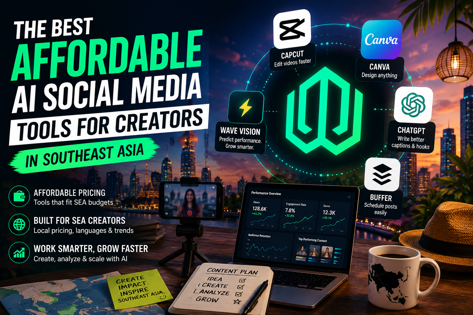 Best Affordable AI Social Media Tools for Creators in Southeast Asia (2026)
