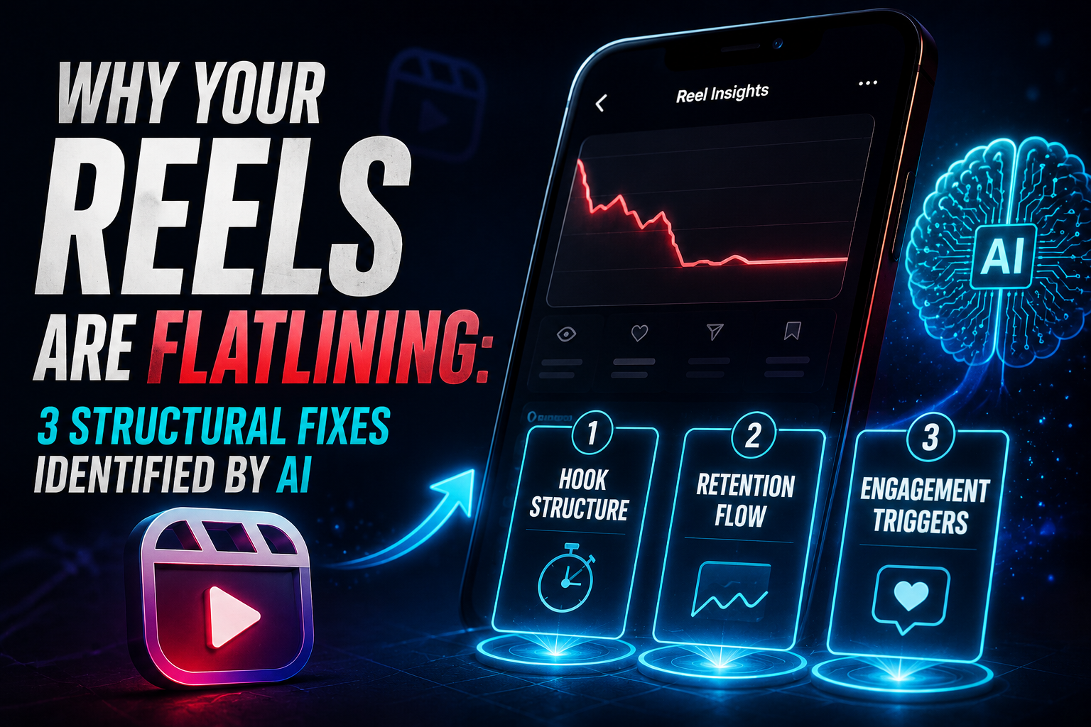 Why Your Reels Are Flatlining: 3 Structural Fixes Identified by AI