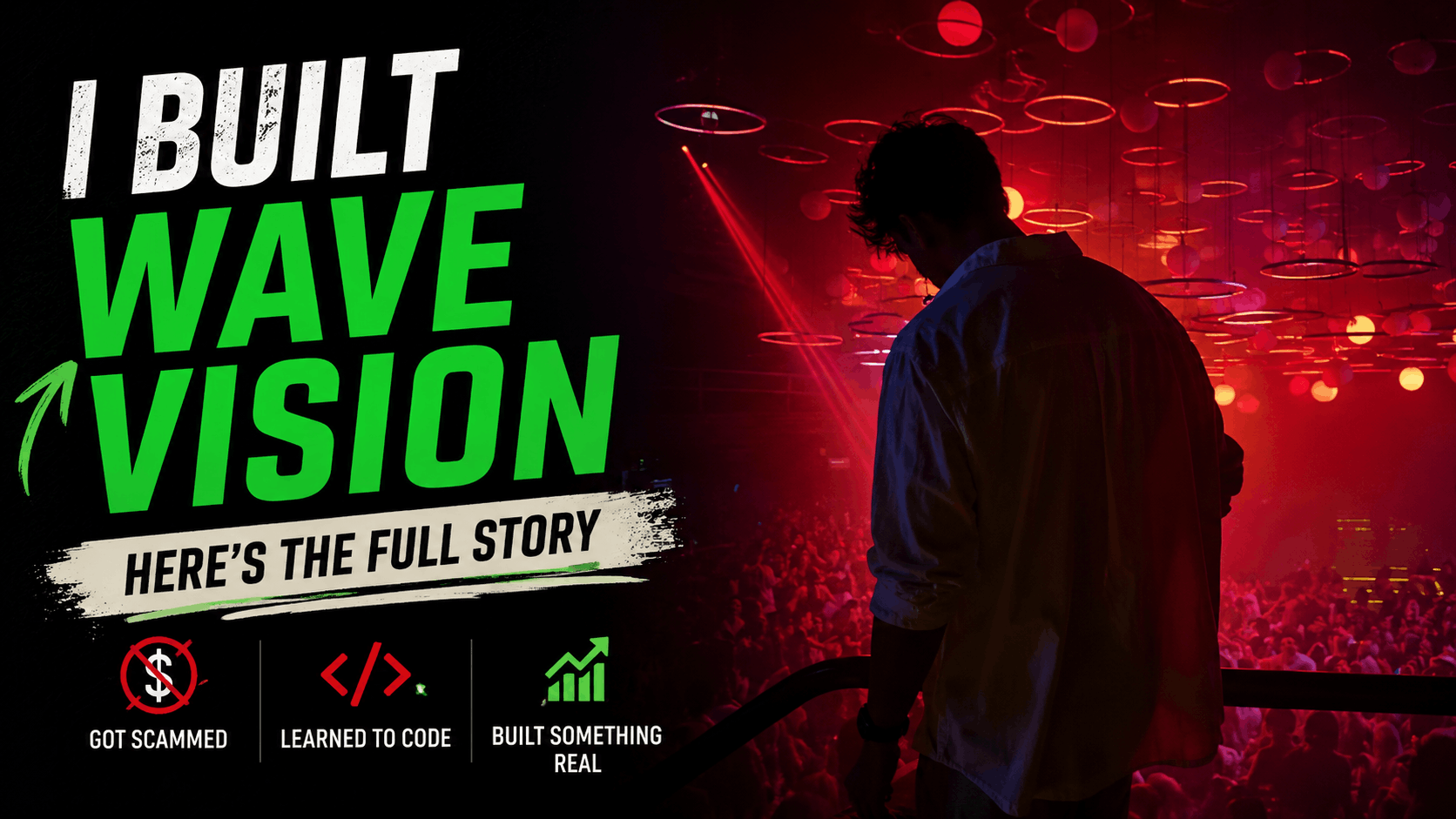 How I Built Wave Vision: A 21-Year-Old's Story of Getting Scammed, Teaching Himself to Code, and Building an AI Analytics Platform From Scratch