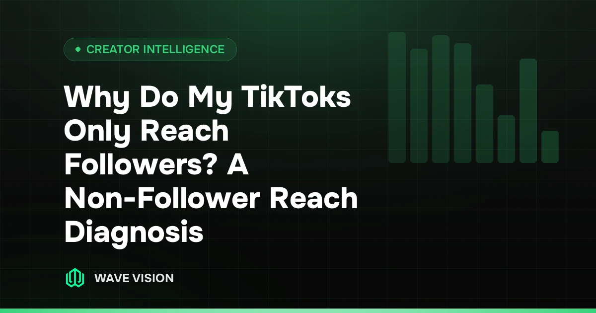 Why Do My TikToks Only Reach Followers? A Non-Follower Reach Diagnosis