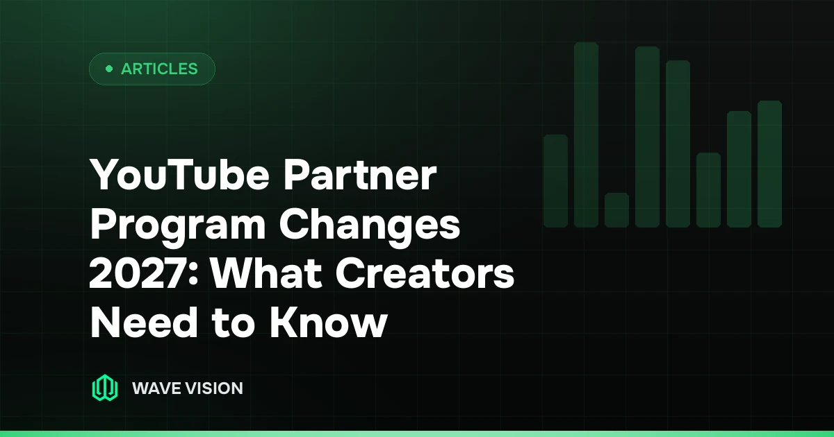 YouTube Partner Program Changes 2027: What Creators Need to Know
